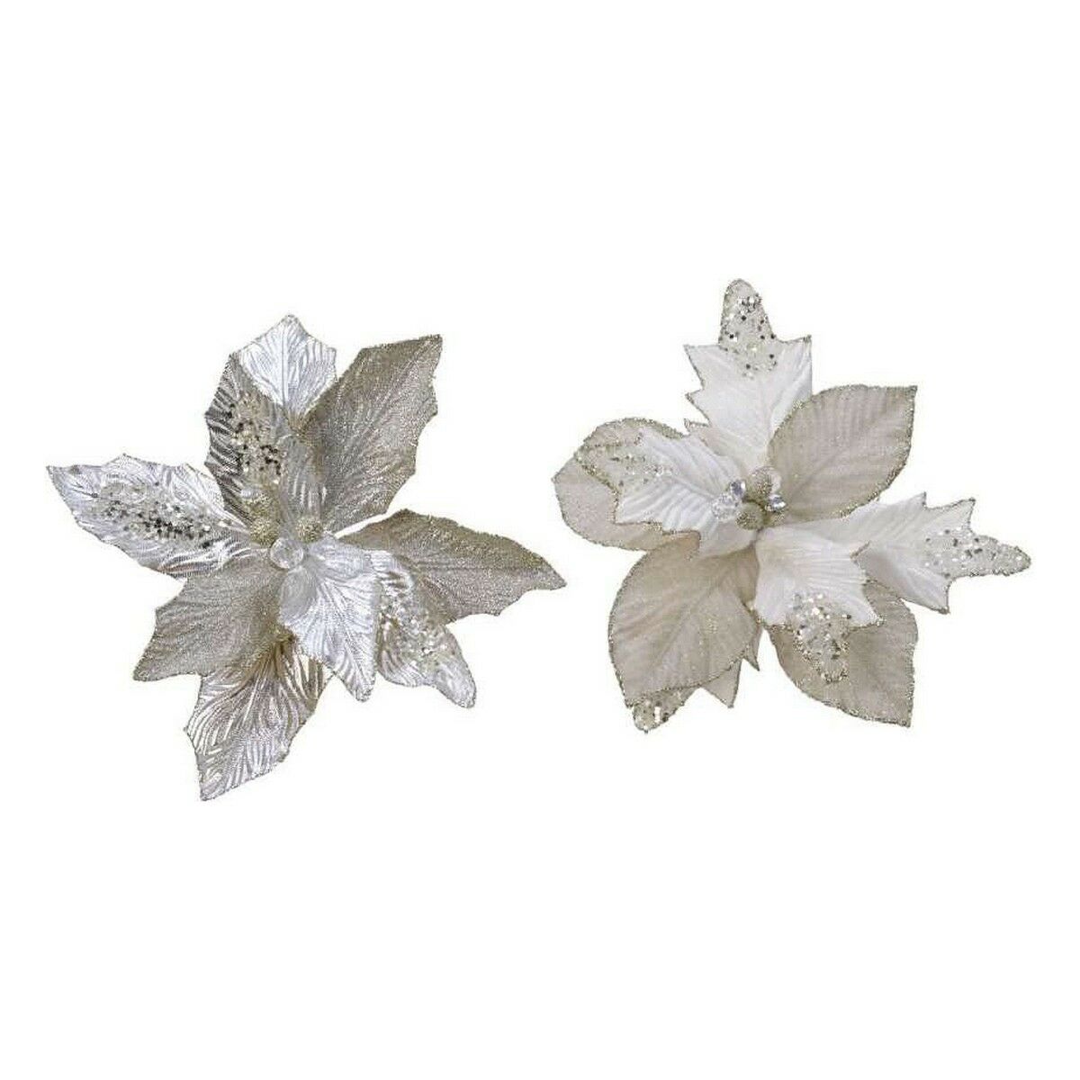 Dekorativ blomst Blå Jul